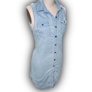 light denim button-down